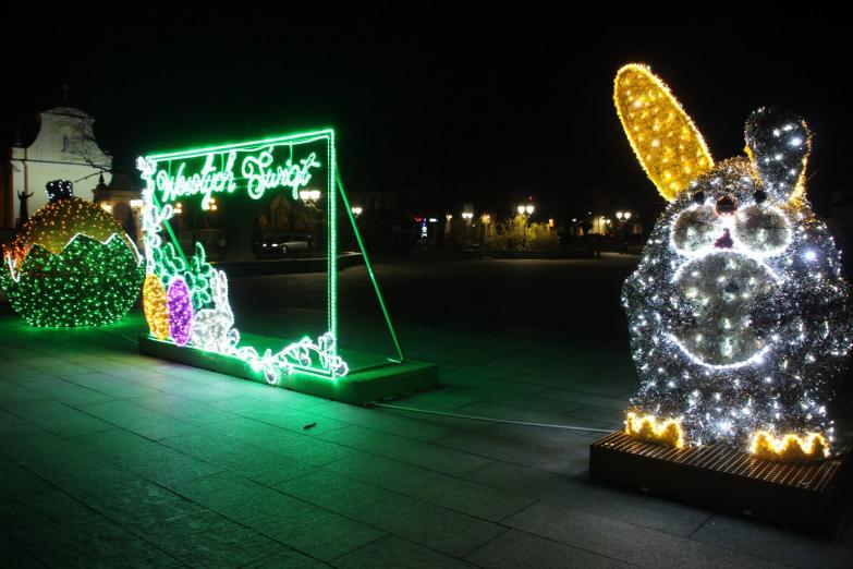 Wielkanocna atmosfera w centrum Międzyrzeca Podlaskiego