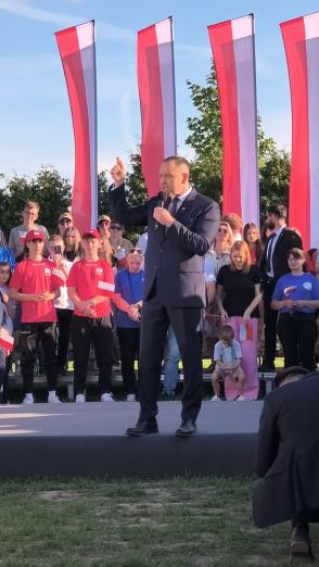 Prezydent Karol Nawrocki w Bielanach: „Polska musi być Polską” /fot. Natalia Głódź/