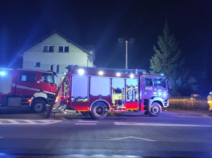 Pożar w centrum Siemiatycz